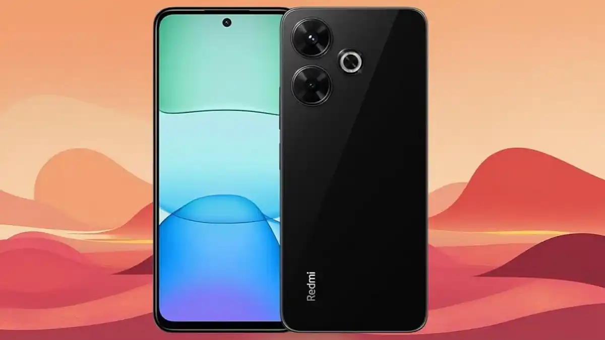 Xiaomi Redmi 13C 5G negro, con triple cámara y logo Redmi