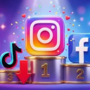 Logo de Instagram en lo más alto del podio de redes sociales en España, por delante de Facebook y TikTok