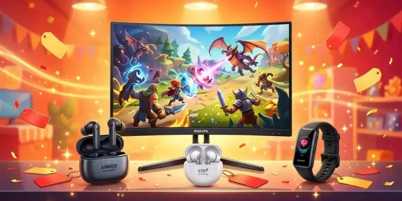 Ofertas de la semana en Amazon: monitor Philips Evnia, auriculares Soundcore y CMF y pulsera Huawei en un escaparate de rebajas